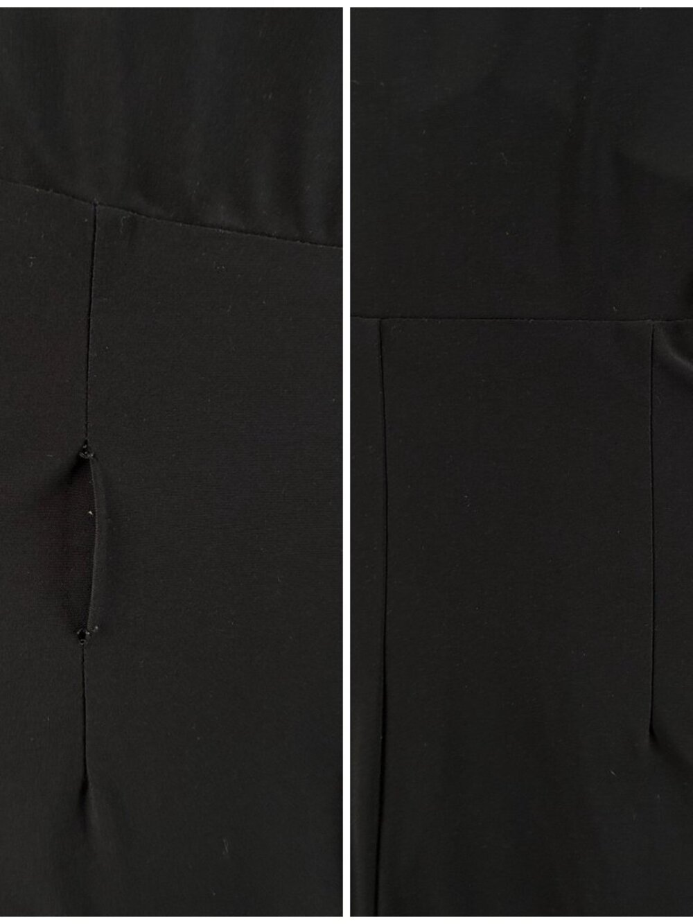 Lauren Ralph Lauren Black Dress Size Women 16 Stretch Sleeveless V Neck Knee - Picture 16 of 16